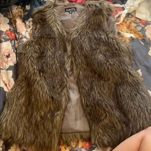 Rue 21 Faux Fur Vest